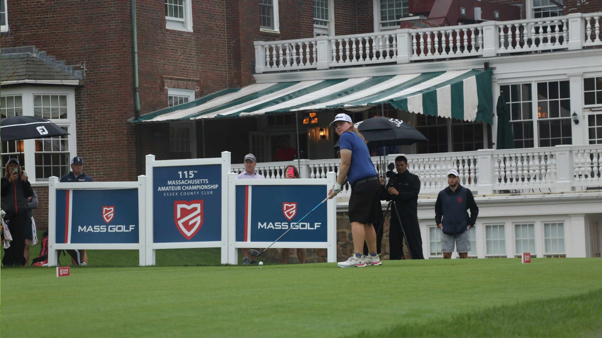 Mass Amateur Four Players Share First Round Lead In Tough Conditions