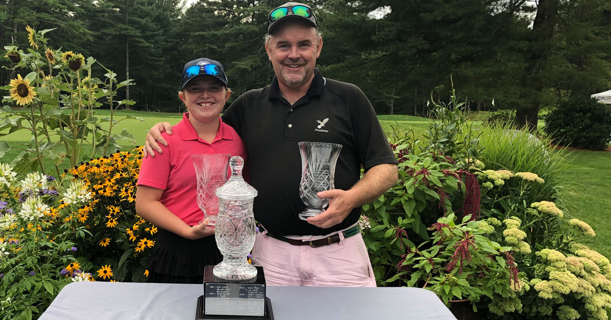 My Husband and Daughter Place 3rd in Golf Tournament - Pragmatic Mom